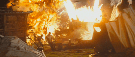 Train Crash in Super 8